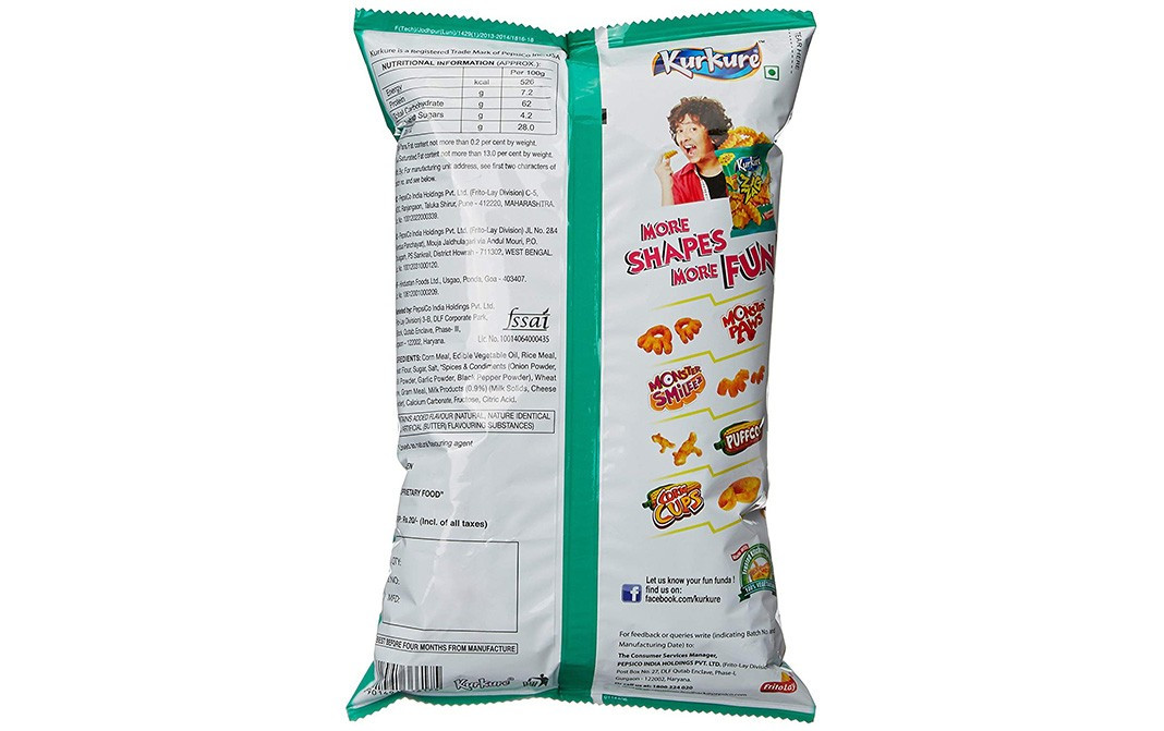 Kurkure Zigzag Yummy Cheese    Pack  66 grams